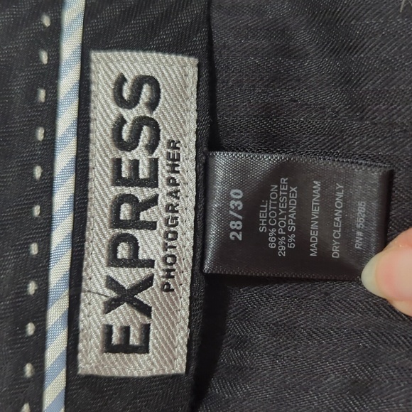Express Photographer Dress Pants, Color Navy Size 28x30 - Picture 15 of 15